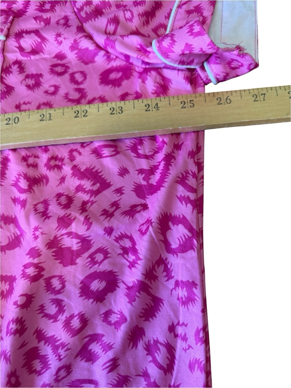Ekouaer Nightgown for Women Button Sleep Shirt V Neck Pajama Dress Pink - Picture 11 of 13